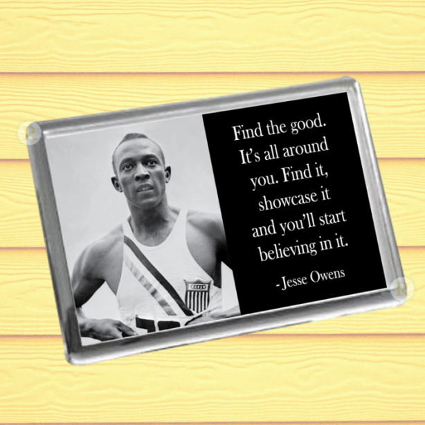 Jesse Owens Fridge Magnet
